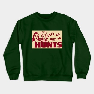 Hunt's Vintage Ad Crewneck Sweatshirt